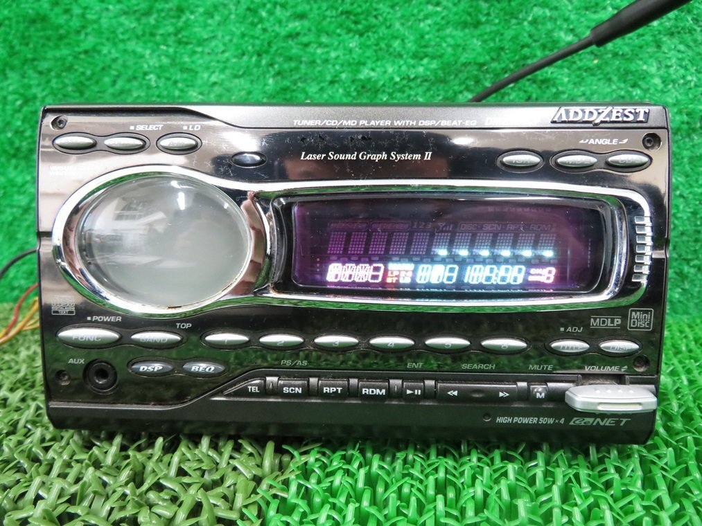 『psi』 希少 アゼスト DMZ725LP フロントAUX & MDLP対応 CD MDレシーバー 当時物 レトロ 【ジャンク品】拍卖