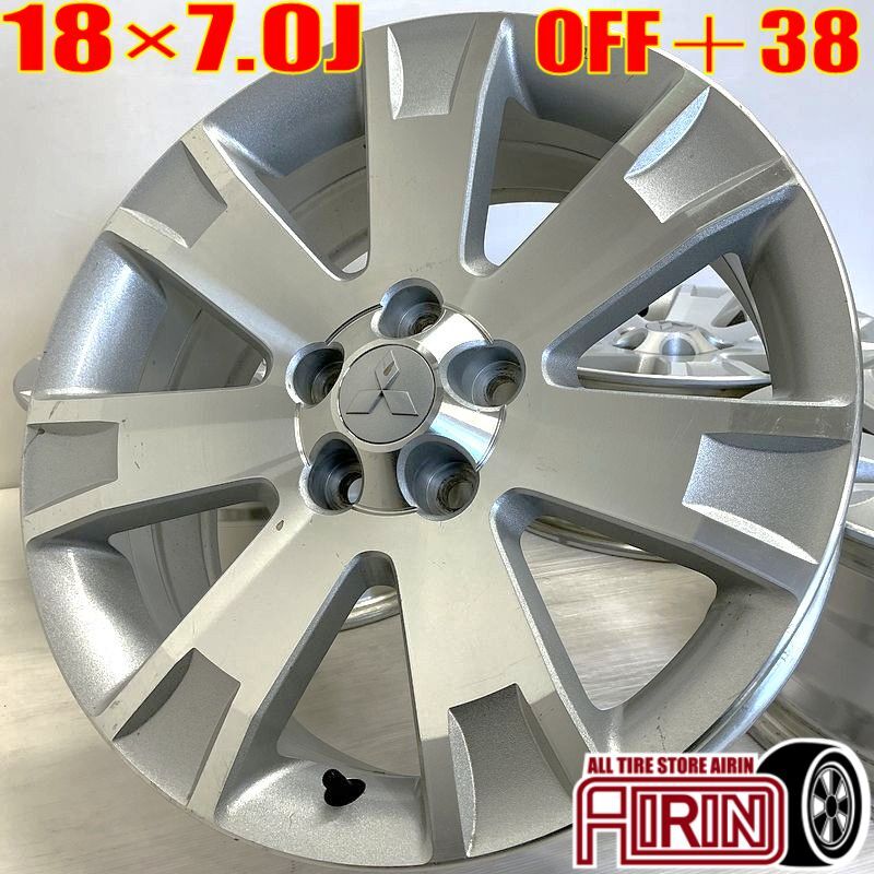 中古 18インチ 三菱 純正 4本セット エクリプスクロスPEEV エクリプスクロス デリカD5 アウトランダーPHEV デリカD5 などに ホイール拍卖