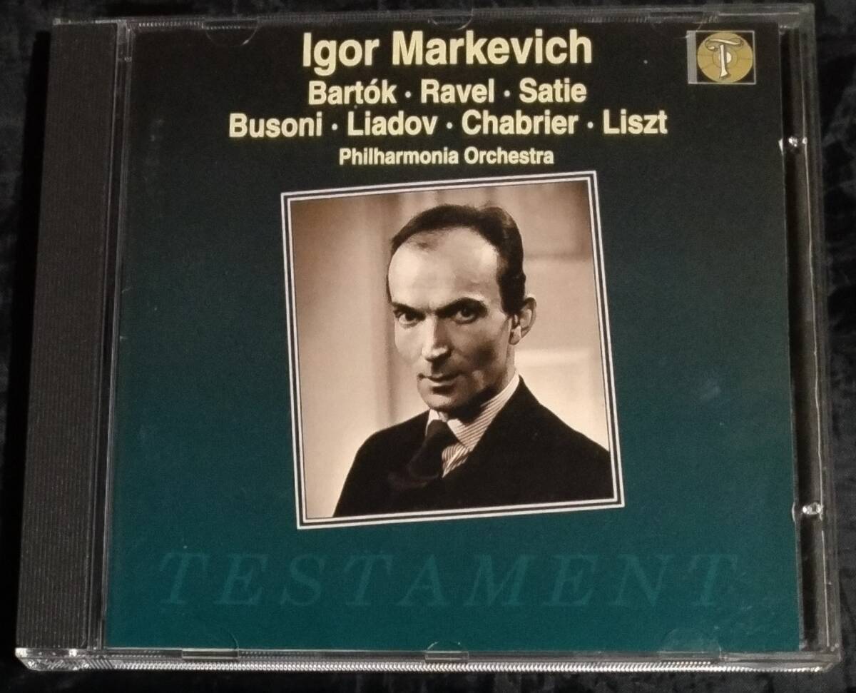 CD/ イーゴリ・マルケヴィチ Igor Markevitch バルトーク ラヴェル サティ ブゾーニ他 SBT1060 749677106027 bartok ravel satie busoni拍卖