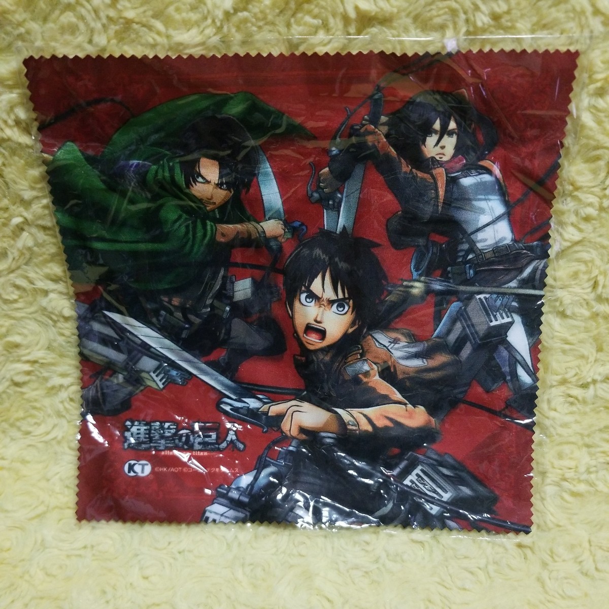 進撃の巨人 購入特典 マルチクロス 非売品 エレン ミカサ リヴァイ拍卖