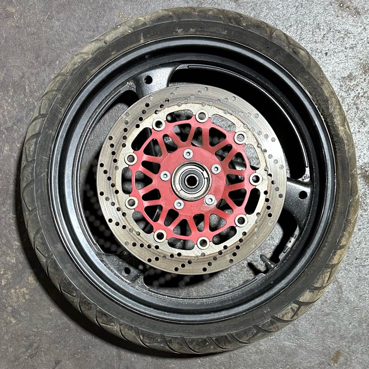 GJ77A SUZUKI/スズキ バンディット/Bandit 250 純正 フロントホイール ブレーキディスクローター拍卖