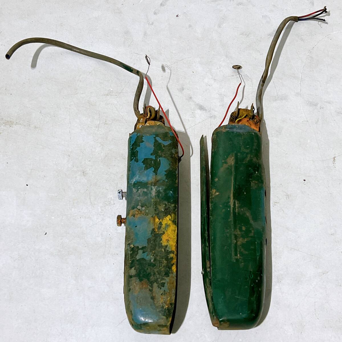 APPOLO アポロウインカー 古い自動車部品 腕木式方向指示器 旧車 バイク 陸王 メグロ等 当時物 2本セット ビンテージ 中古拍卖