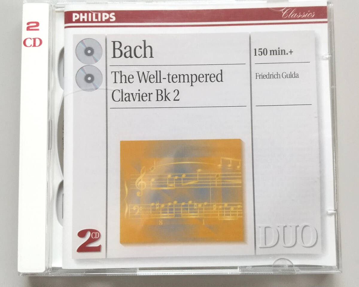 グルダ 2discs CD Johann Sebastian Bach /The Well-tempered Clavier, Bk 2 Friedrich Gulda 送料全国一律185円拍卖