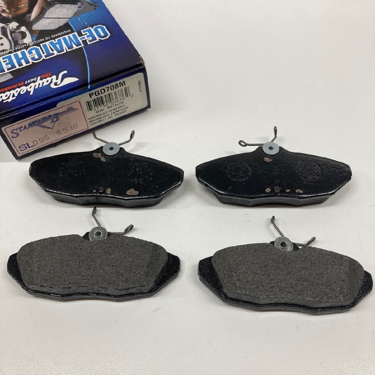 特価売り切り! RAYBESTOS 6538 リア ブレーキ ディスク パッド リンカーン 93y-98y マークⅧ フォード 93y-97y サンダーバード 95-6538拍卖