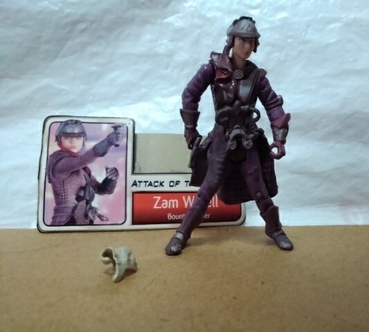 スター・ウォーズ ザム・ウェセル (バウンティハンター) 3.75 ベーシック フィギュア クローンの攻撃拍卖