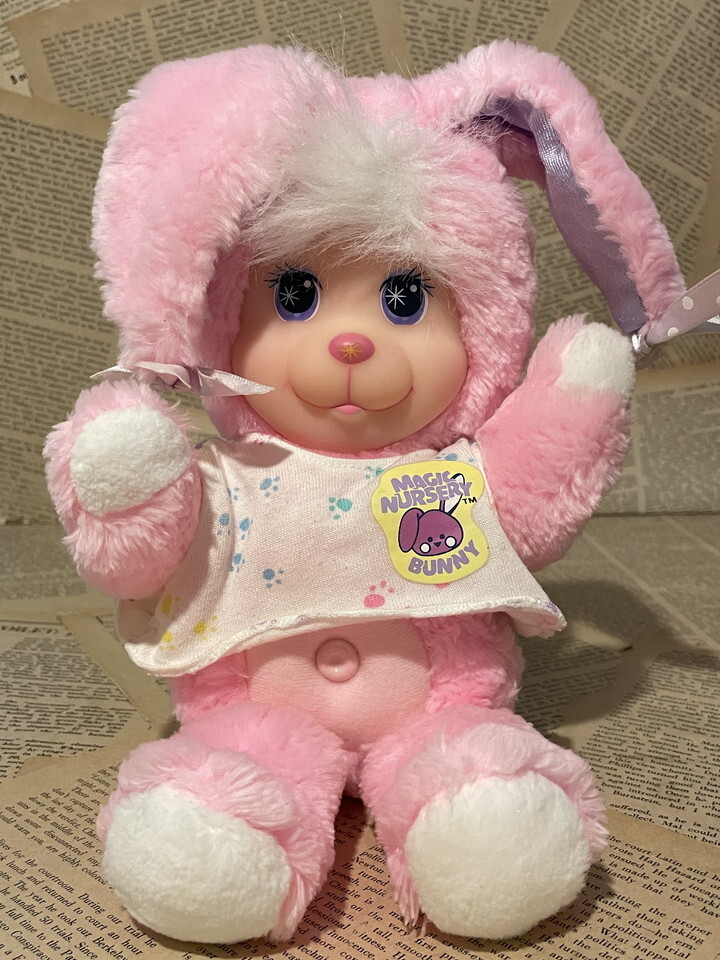 ☆1980年代/マジックナーサリー/ぬいぐるみ/即決ビンテージUSA/ファンシー/Magic Nursery Pets/Plush(Bunny) FO-189拍卖