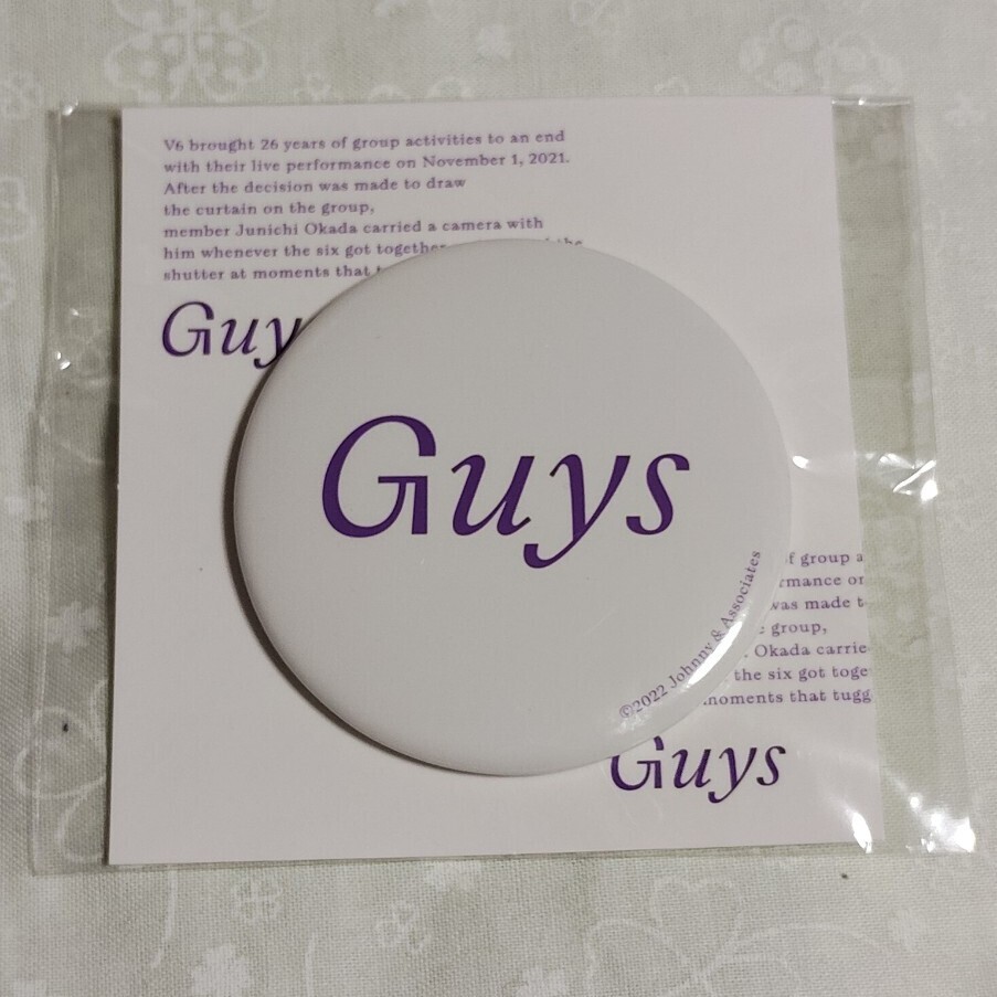 Y1997 : V6 Guys 缶バッジ 岡田准一 新品未使用拍卖