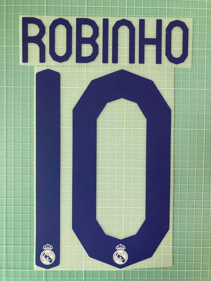 2007-2008 レアル・マドリード x ロビーニョ(Robinho)マーキング セット拍卖
