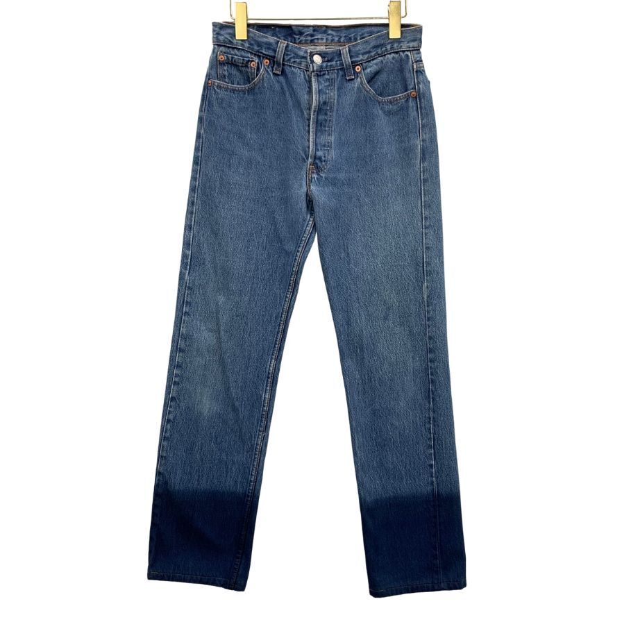 ジーンズ・デニム リーバイス デニム 501 90年代 USA製 ボタン裏501 裾グラデーション インディゴ メンズ【AFB24】拍卖
