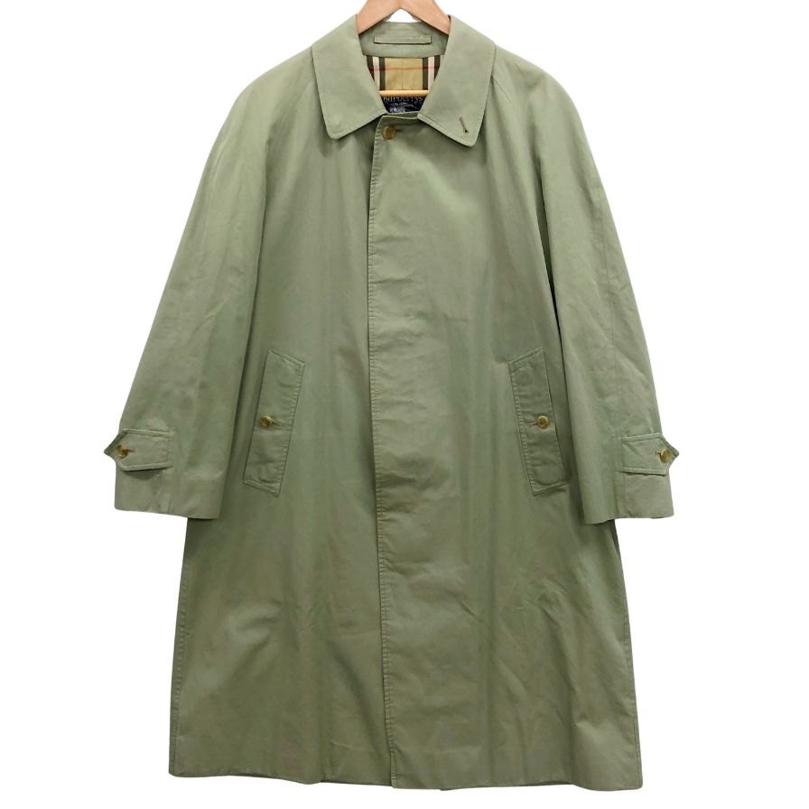 バーバリー バルカラーコート 85年製 旧タグ イングランド製 オリーブ メンズ サイズ46 Burberry【LA】拍卖