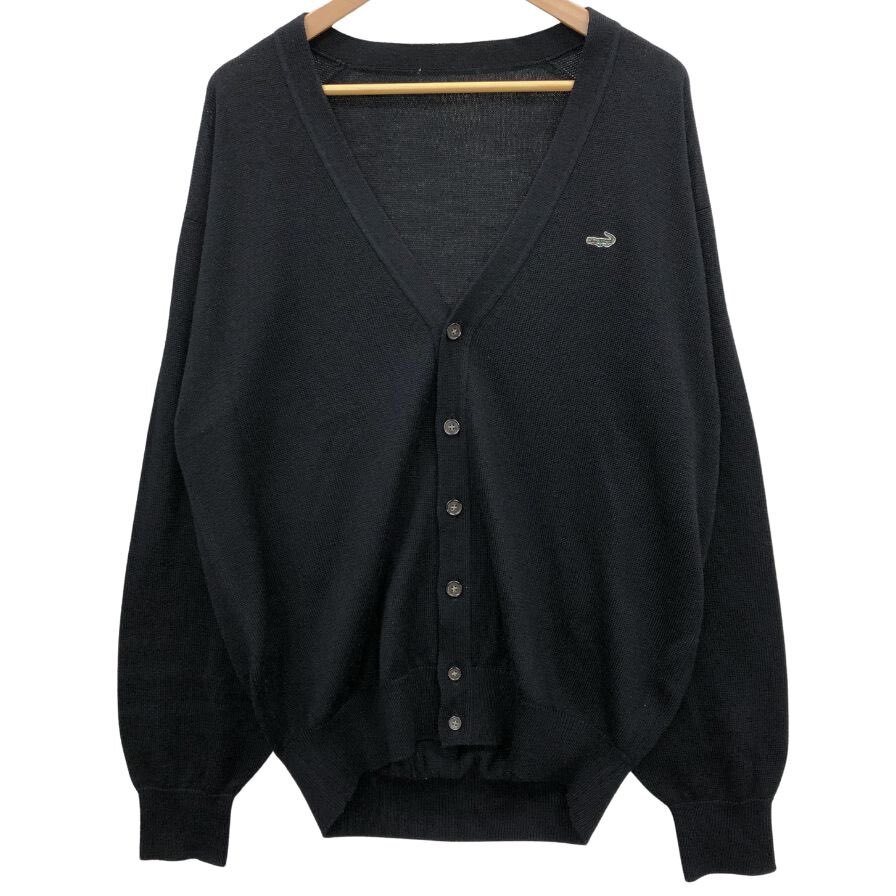 美品◆カーディガン クロコダイル カーディガン ビンテージ アクリル USA製 ブラック メンズ サイズ表記なし CROCODILE 【AFB6】拍卖
