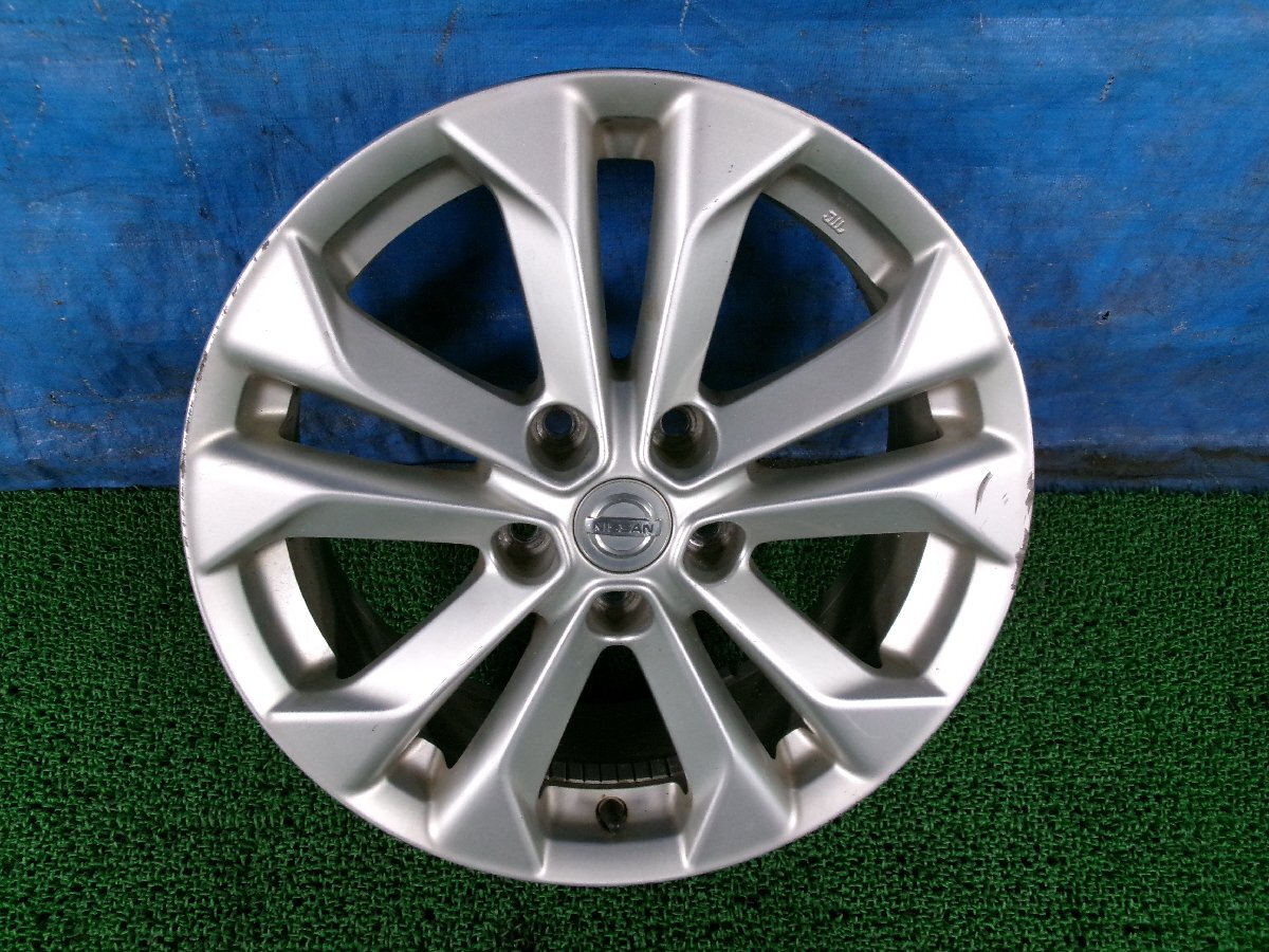 336520★No2★日産 純正 17×7.0J+45★4H 100 PCD★17インチ アルミホイール 1本 ★ホイールのみ拍卖