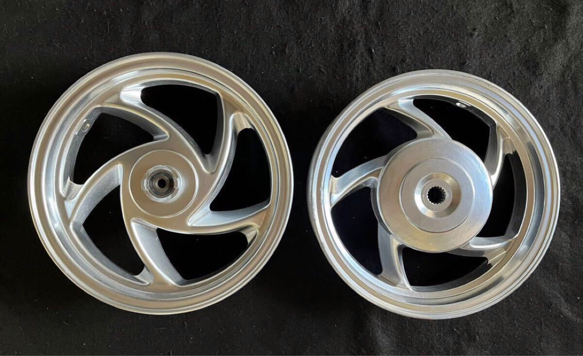 希少 アドレスV125G アドレスV125 アルミホイール 前後セット V125 アドレスV125S アドレスV125SS K5 K6 K7 K9 CF46A CF4EA CF4MA拍卖