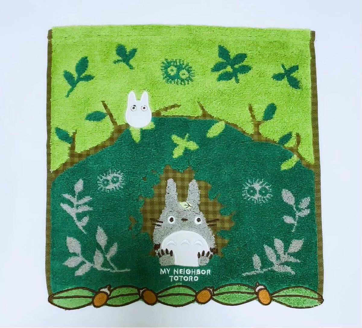 ジブリとなりのトトロ ハンカチタオル 綿100% キャラクター誕生日第263号拍卖