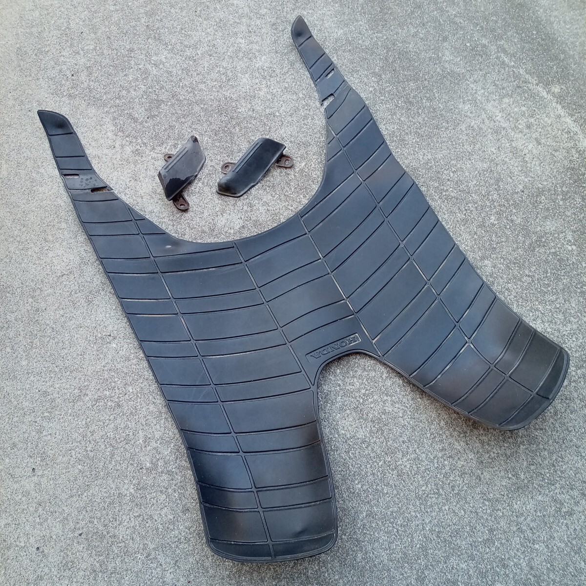 ホンダ・リード90★純正フロアマット・フットプレートセット 破れ無拍卖