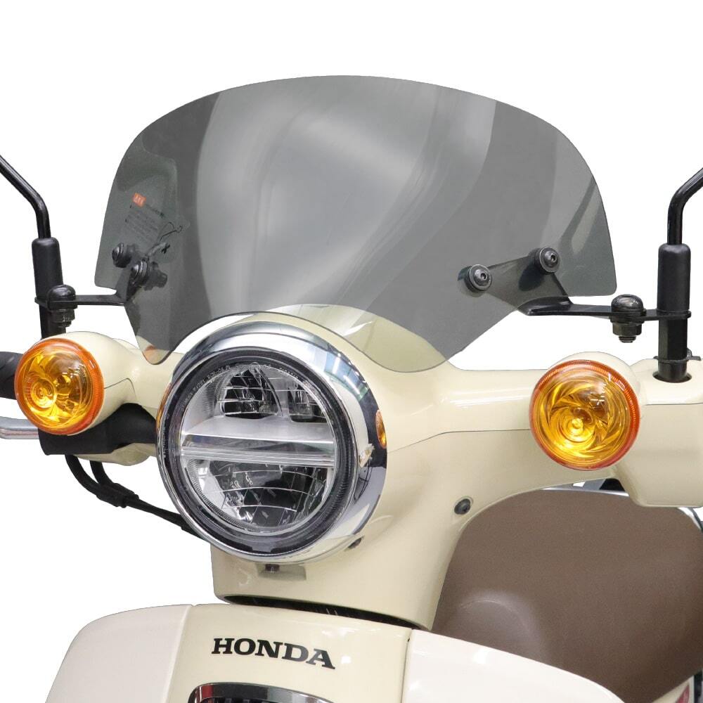 アウトスタンディング メーターバイザー ウインドシールド スモーク スーパーカブ JA59 JA44 AA09専用 FSV-44-59-S拍卖