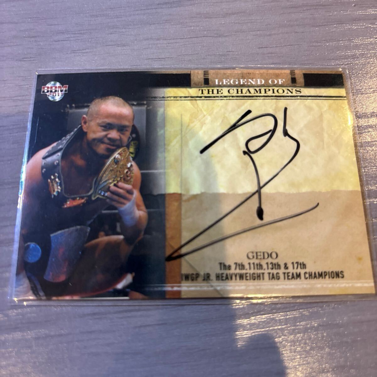 BBM 外道 直筆サインカード 新日本プロレス 武藤敬司 蝶野正洋 グレート ムタ 破壊王 全日本 チャンピオン拍卖