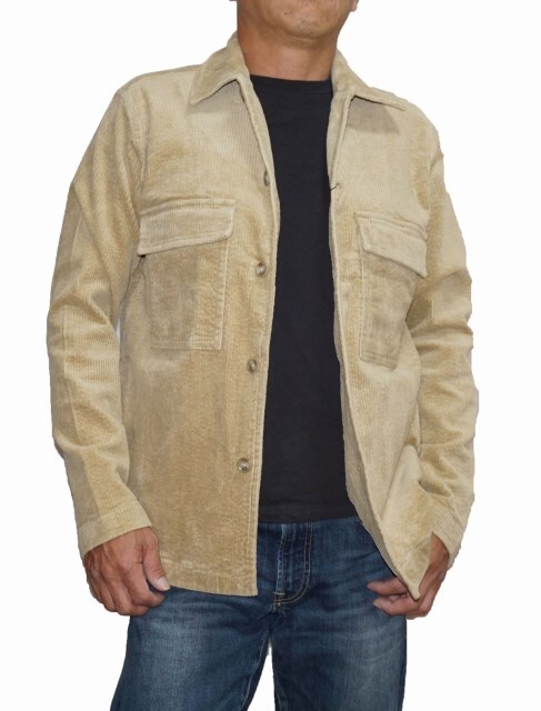 ニコル セレクション NICOLE selection ジャケット コーデュロイ ベージュ メンズ 0466-3700 秋物 冬物 防寒 防風 耐寒 保温 46(M)拍卖