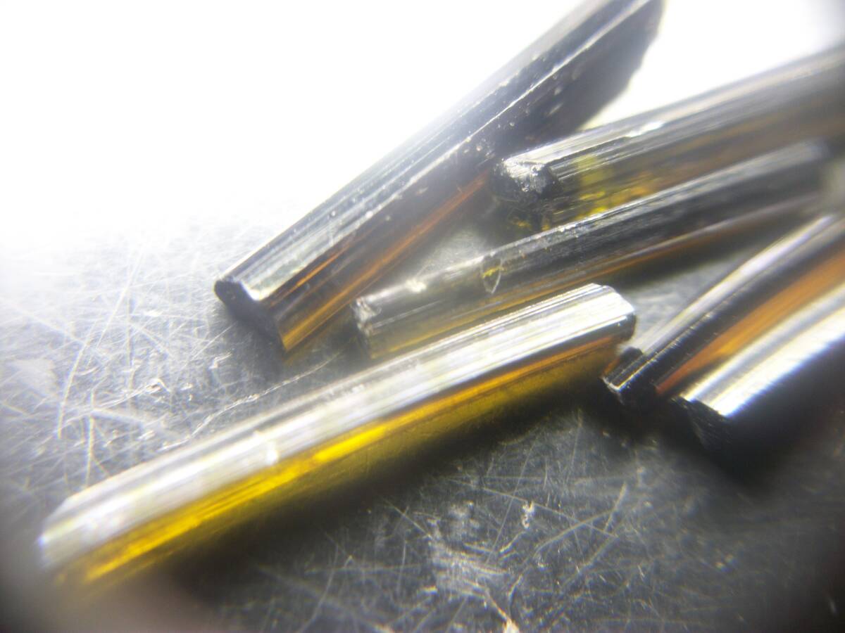 ブラジル ミナス ブラウンアンバートルマリン グリーントルマリン 電気石 単結晶 セット 定型外発送拍卖