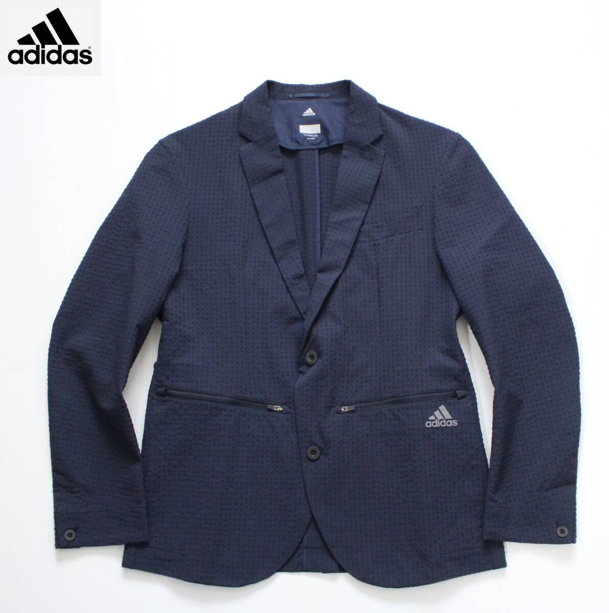 【 adidas アディダス × ISETAN MENS 伊勢丹 】ICON CLIMALITE シアサッカー サマージャケットのみ XS FJ3934 定価\31,320 内田篤人着拍卖