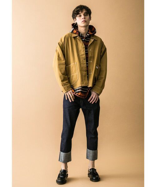 【 B&Y UNITED ARROWS モンキータイム 】セルビッチデニム ロールアップ ストレートパンツ S 8314-299-0516 定価\14,300 濃紺 クロップド拍卖