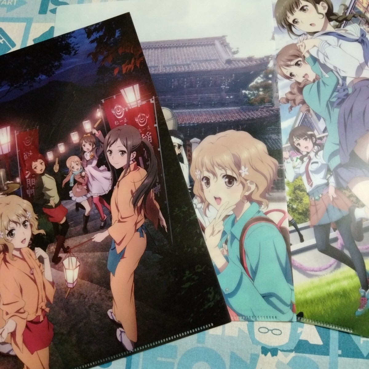 花咲くいろは true tears TARITARI ジョイントフェスティバル クリアファイル 3種セット 中古品 微傷み・持ち折れあり 拍卖