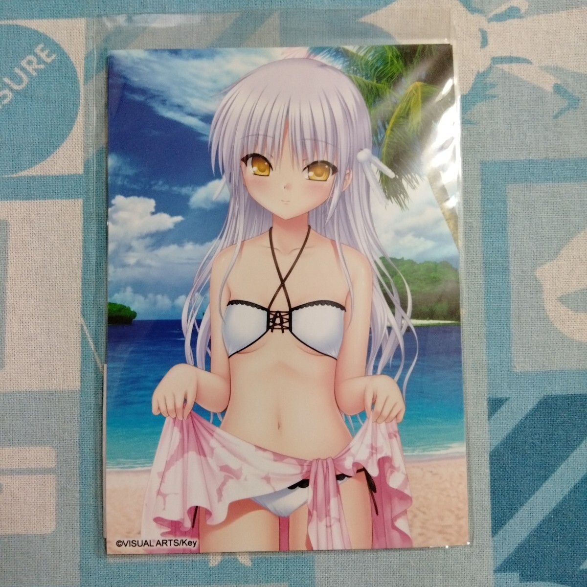 Angel Beats! エンジェルビーツ くじコレ D賞 サマー ブロマイド 2枚セット 立華かなで 天使 仲村ゆり 水着 未開封新品 非売品拍卖