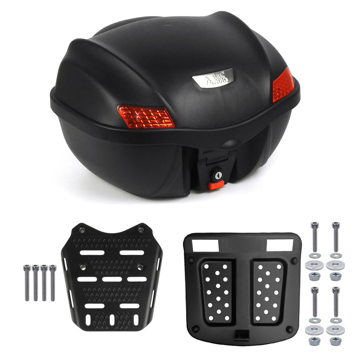 PCX専用 ボックス キャリア セット 容量29L 取付簡単 リアボックス リアキャリア トップケース バイク ケース BIKE BOX PCXAG-35拍卖