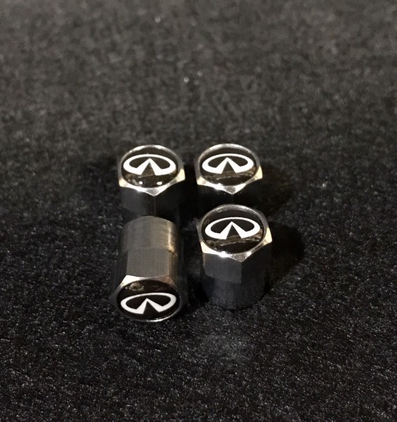 送料無料 インフィニティ エアーバルブキャップ (F50 シーマ Y50 Y51 フーガ プレジデント スカイラインクーペ FX Q45 Q70 Q50 QX50に適合)拍卖