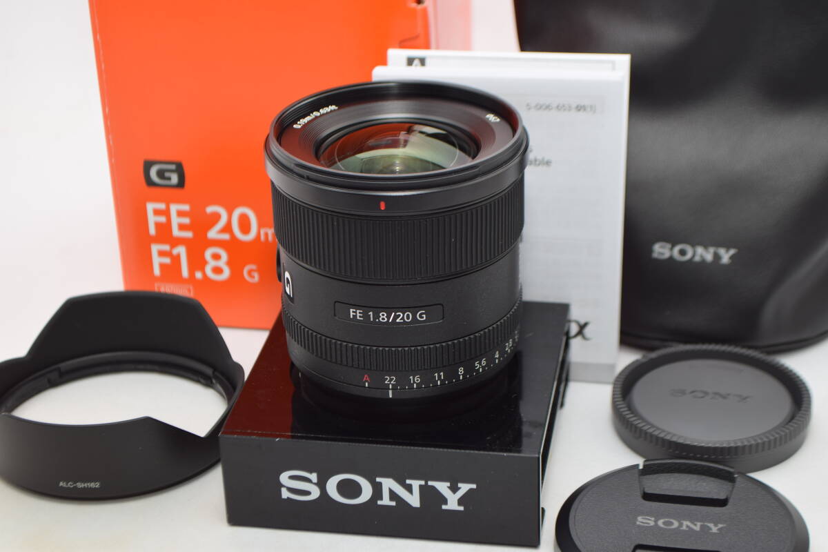 美品★SONY ソニー FE20mm F1.8 G SEL20F18G★元箱付・レンズフード付拍卖