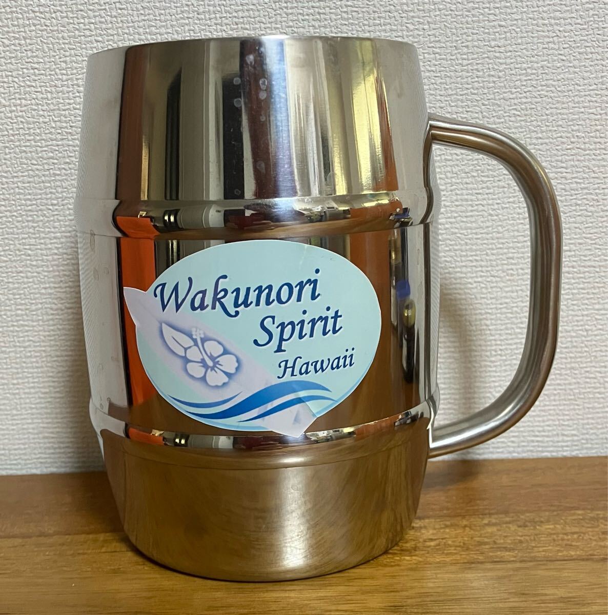 アウトドア用品 キャプテンスタッグ ダブルステン樽型メガジョッキ1.0L UH-2001 送料無料拍卖