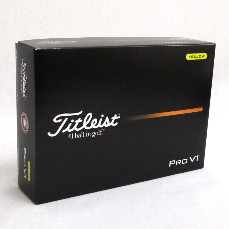 タイトリスト 2025 Pro V1 イエロー 1箱 12球 ローナンバー 日本正規品 Titleist プロ 3ピース 複数希望の場合は質問欄にてご連絡下さい拍卖