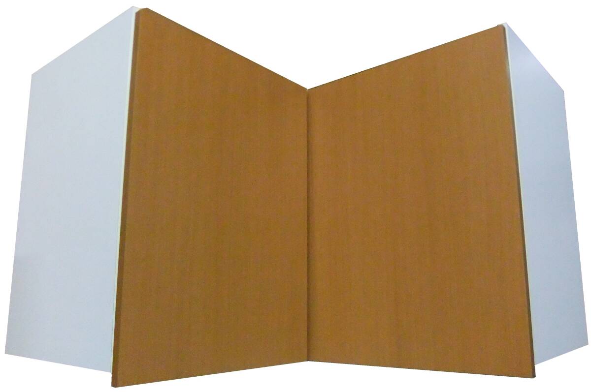 吊戸棚★L型★明るい茶色★ナスステンレス★キッチン★台所★調理場★店舗用品★家庭用品★固定棚付★L字型【特価★送料別】拍卖