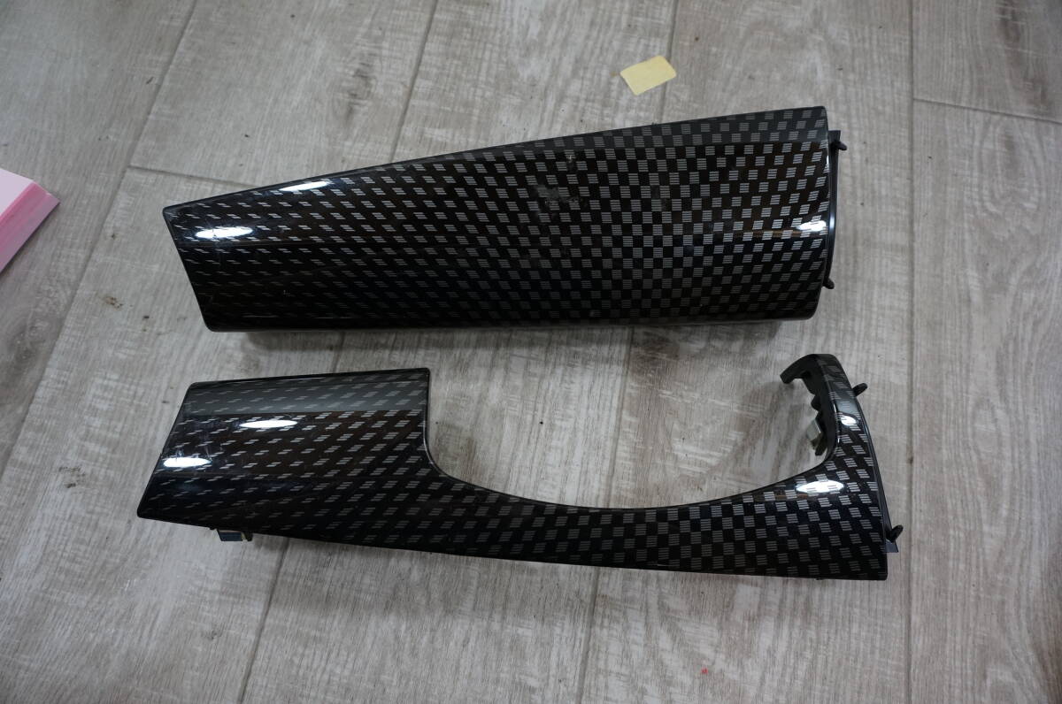 B317 ミニ F55 F56 F57 インテリアダッシュボード パネル トリム ブラック チェッカー 9321696 9321694拍卖