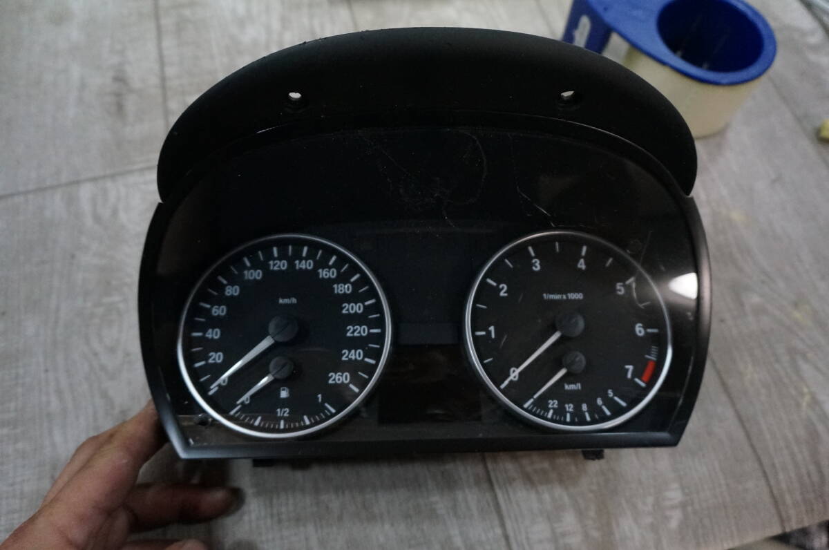 B458 BMW E90 E91 3シリーズ スピードメーター 9122596 01★ VA20 VR20拍卖