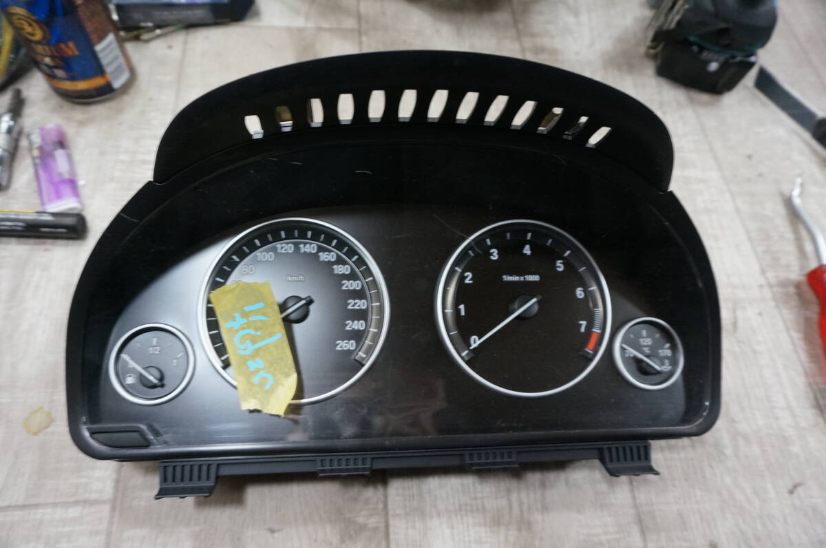 Q090 2013年 BMW 523i F10 DBA-XG20 スピードメーター テストOK 9285189 01 2358682 04拍卖