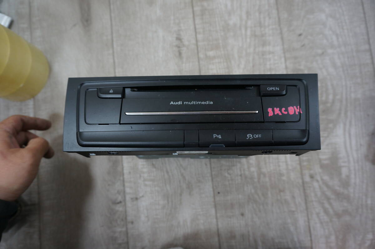 Q122 アウディ A4 アバント 1.8 TSFI 右H 前期 8KCDN 純正 MMI ナビユニット マルチメディア 8T2 035 678 C拍卖