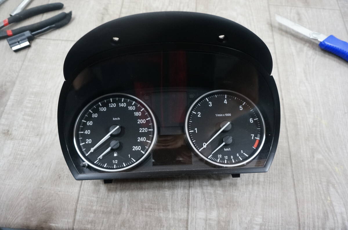 C112 BMW 3シリーズ 320i E91 LBA-US20 スピードメーター 2154635-01 6AT /41881拍卖