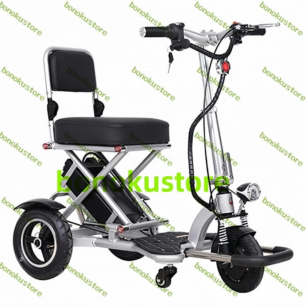 電動シニアカート 電動車椅子 電動3輪シニアカート 走行20km 折りたたみ 軽量 コンパクト 車椅子 電動車椅子 電動車いす (走行20km)拍卖