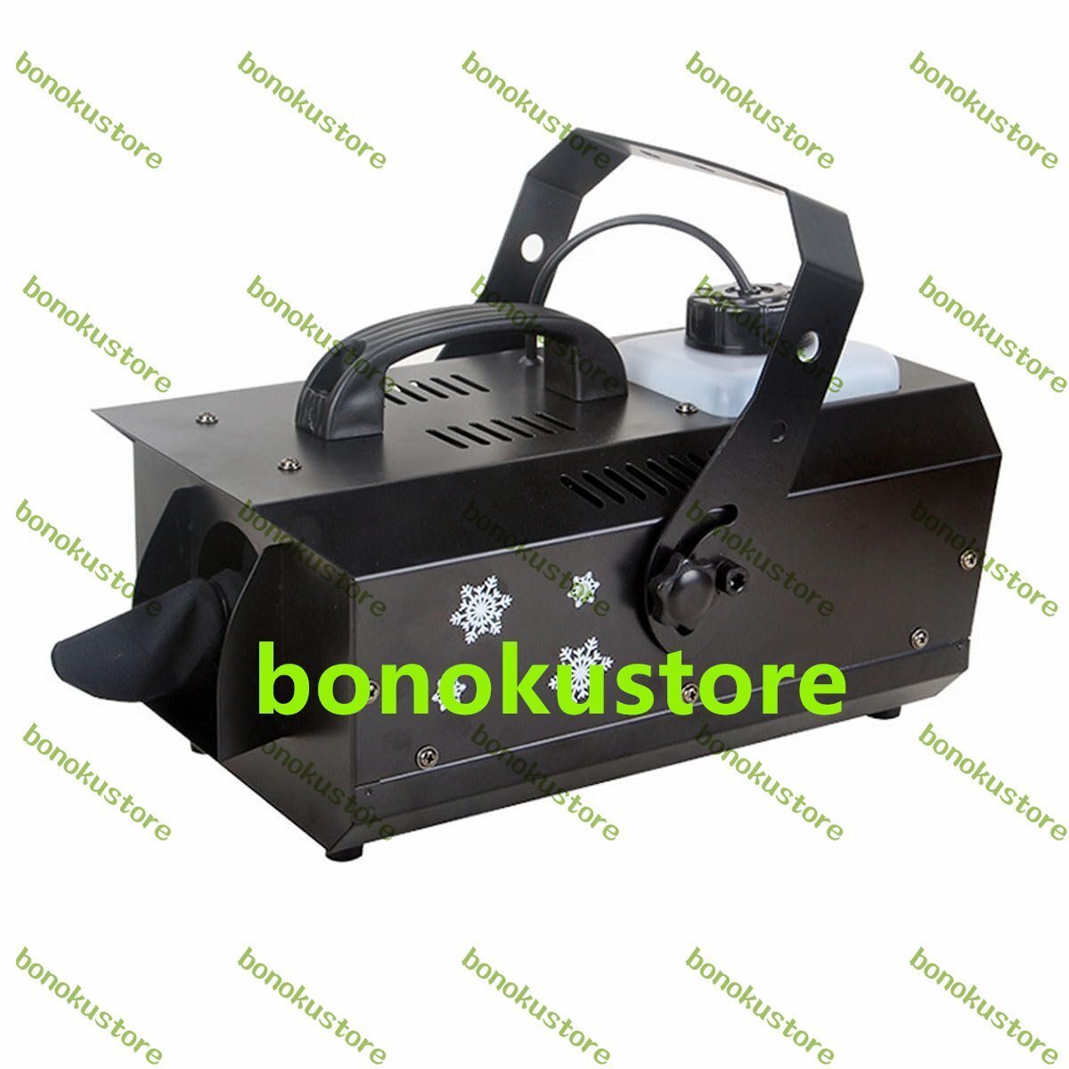 スノーマシン ポータブル屋外および屋内シミュレーションスノーマシンコントローラーステージ付き600W ハロウィン DJステージ用の可変方向拍卖