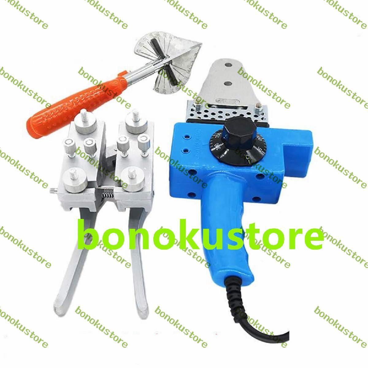 PU丸ベルトコネクタマシン 800W丸ベルト溶接機 ハサミ&ホットメルトマシン付き 0-300℃調整可能 PU丸ベルト PUチューブ クストリップ用拍卖