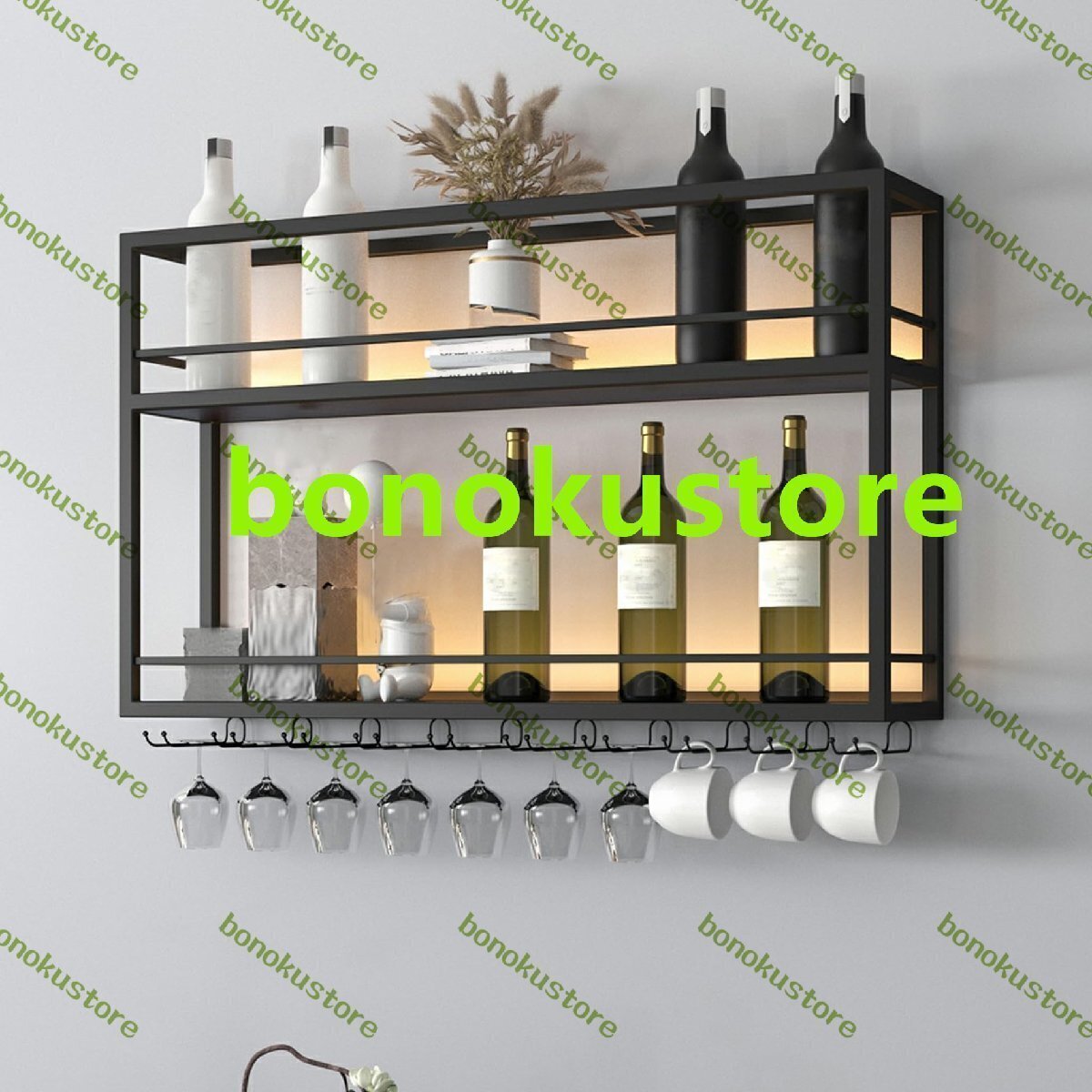 ワインラック壁掛け式棚 簡易棚 ワインホルダー工業用収納棚酒ラック壁掛け酒 棚 吊り下げ ディスプレイスタンド フローティングシェルフ拍卖