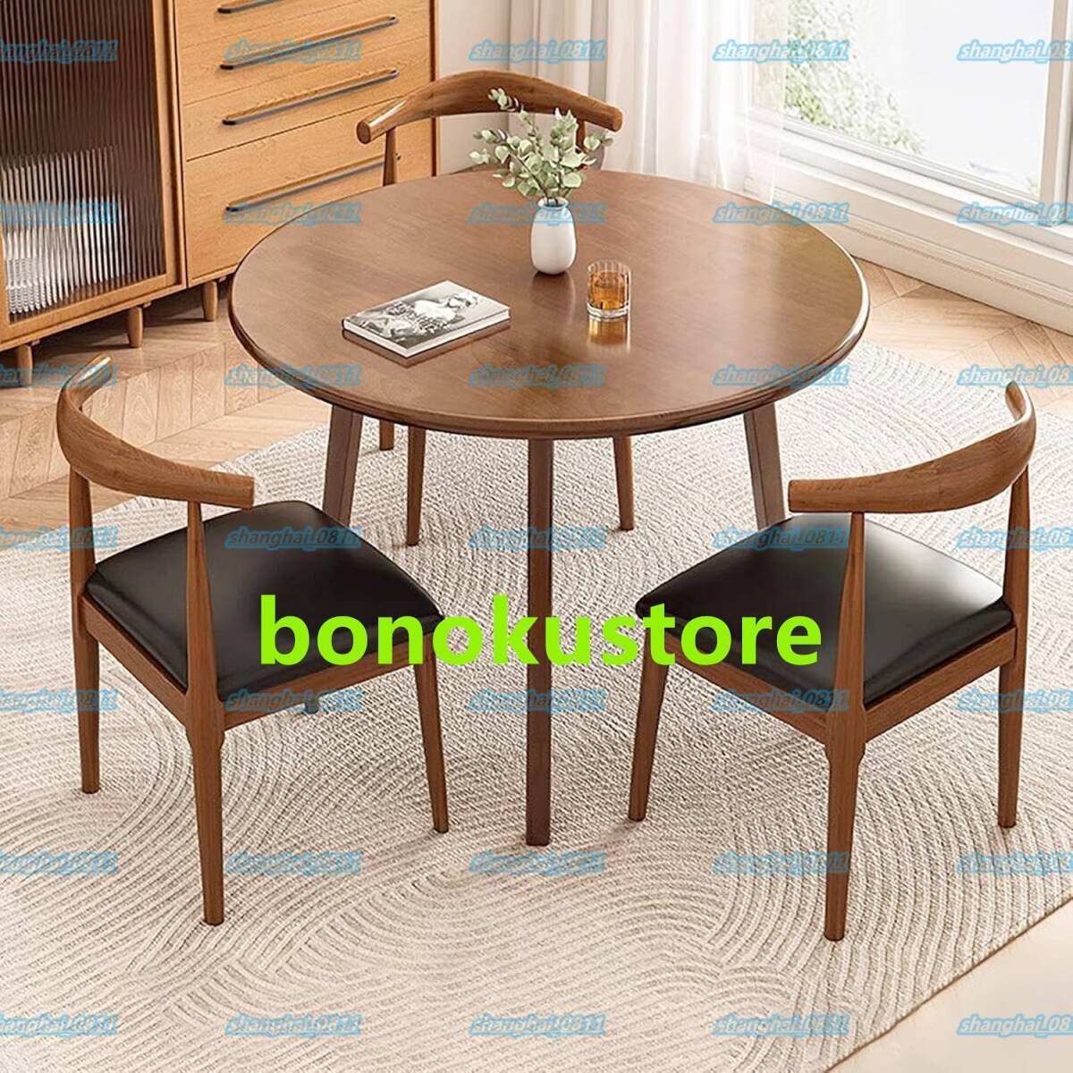 テーブルと椅子の組み合わせ 丸ダイニングテーブルと椅子セット レジャーテーブルと椅子セット 80cm 椅子3脚拍卖