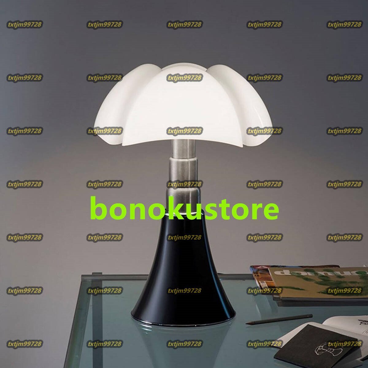 ベッドサイドランプ ルームライト 電気スタンド 卓上ライトレトロクラシックバットプラットフォームライト 黒拍卖