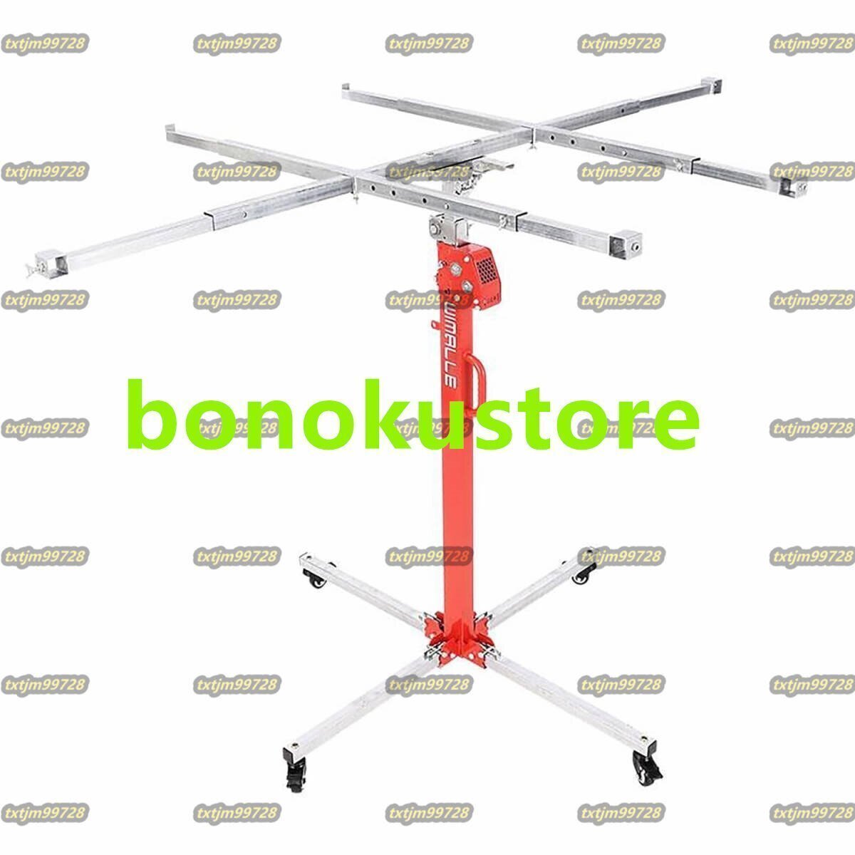 ドライウォールリフト ホイストジャッキリフター 石膏ボードリフト 乾式壁パネルホイスト 建設ツール ロック可能 キャスター付き 安定性拍卖