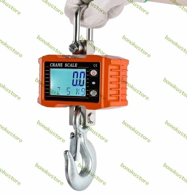 吊りはかり クレーンスケール 1000kg デジタル吊り下げ秤 埠頭 屠殺場 農場 工場 コンパクト拍卖