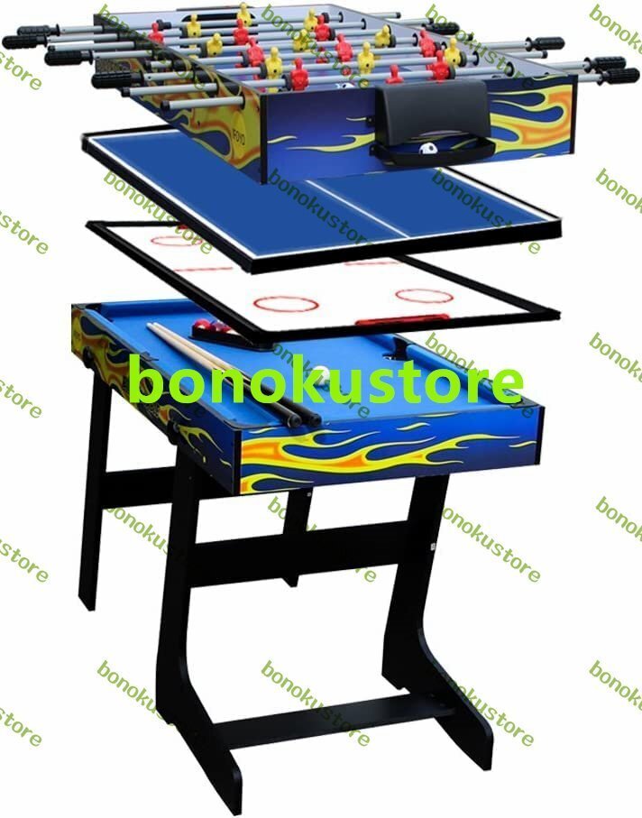 マルチゲームコンビネーションテーブルセット ホッケー/サッカー/プール/卓球テーブル 複数のスタイル(48インチ)拍卖
