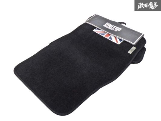 【 新品!! 】UNITED MINI CARS ユナイテッドミニカーズ R56 R57 クーパーS フロアマット フロアカーペット 1台分 ユニオンジャック 棚13C拍卖