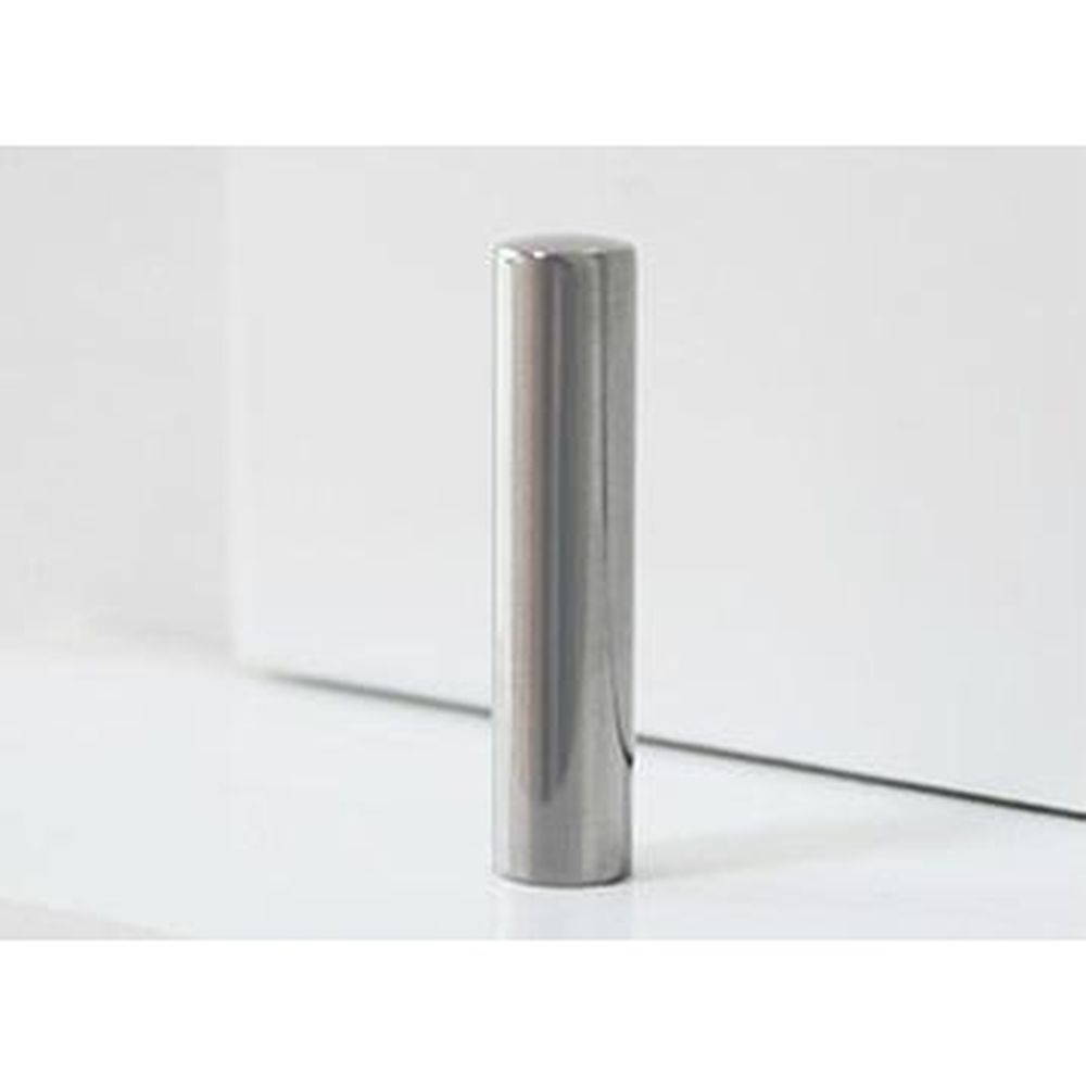 ミラーチタンシルバー 印鑑 印材のみ はんこ 認印 実印 銀行印 サイズ選べる 10.5mm 12mm 13.5mm 15mm 16.5mm 18mm拍卖