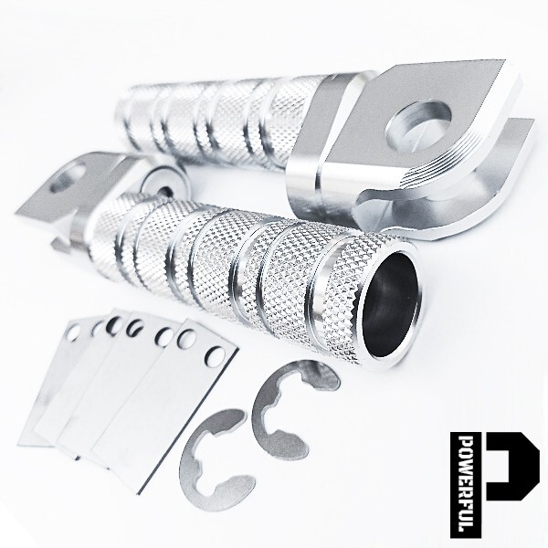 バリオス ゼファー400 ゼファーχ ゼファー750 ゼファー1100ZX-9R ZX-12R 汎用 アルミ フロント/マルチ/メイン/ステップ バックステップ 銀拍卖